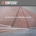 Red color faced Hardwood core plywood
